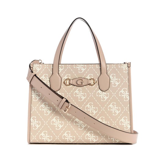 Guess Women's Sand Logo Printed Tote| Ladies Purse Handbags | Gift For Ladies