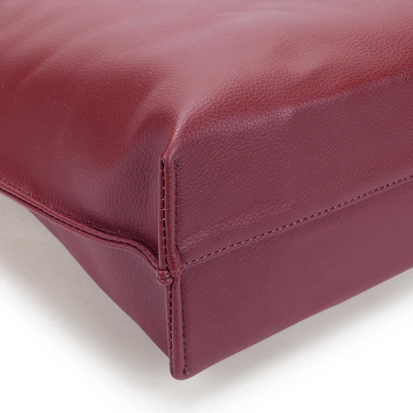 Fastrack Carrycore Tote | Cherry Red Faux-Leather Women's Bag | Spacious Tote Bag with Zipper Closure & Utility Pockets For Daily Carry | Eligible For 14" Laptop