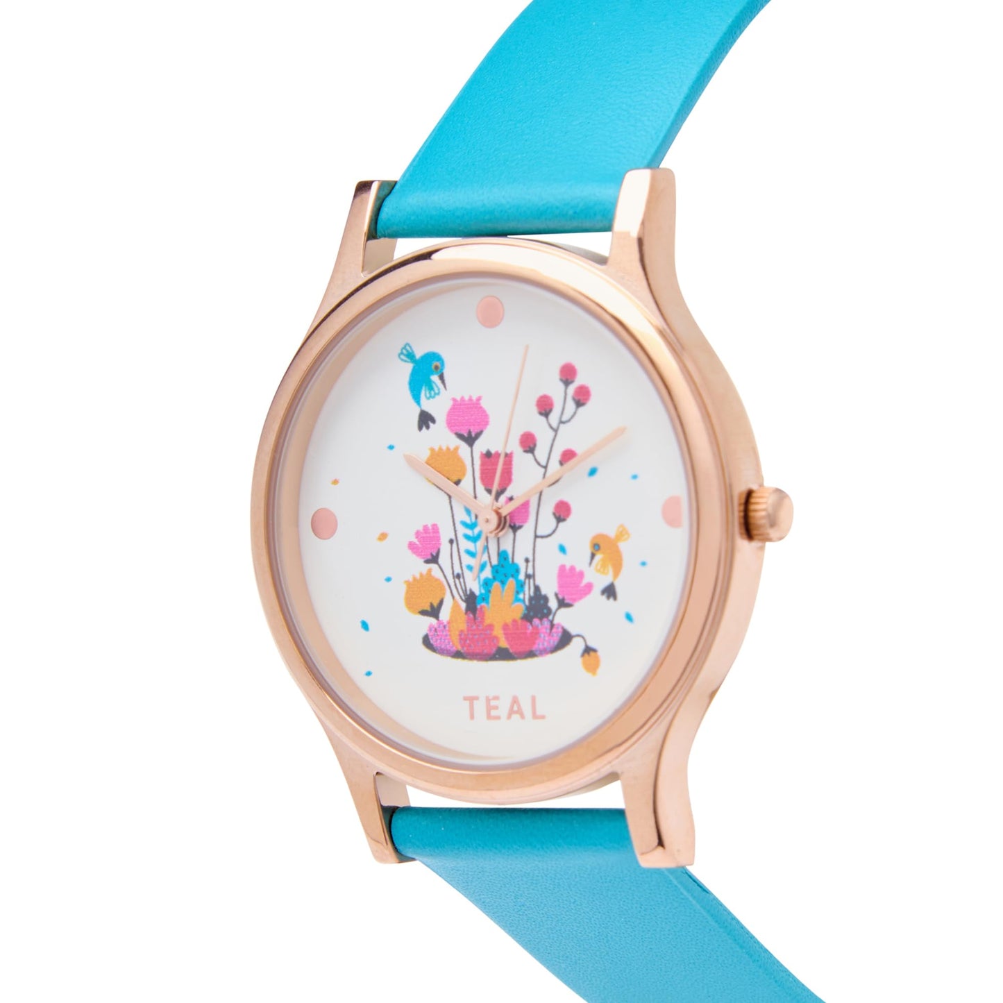 TEAL BY CHUMBAK Round Dial Analog Hand Watch for Women, Gifts for Women/Girls/Ladies, Stylish Fashion Watch for Casual/Work