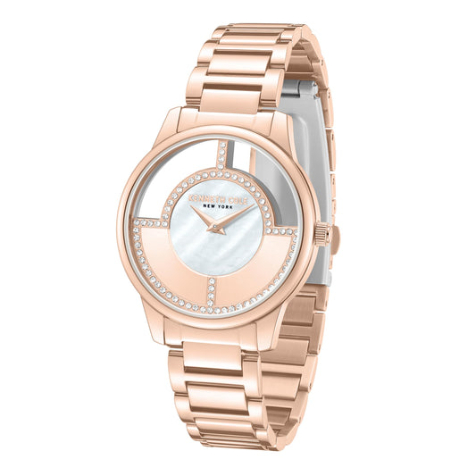 Kenneth Cole Analog White Dial Women's Watch-KCWLG0061501LD