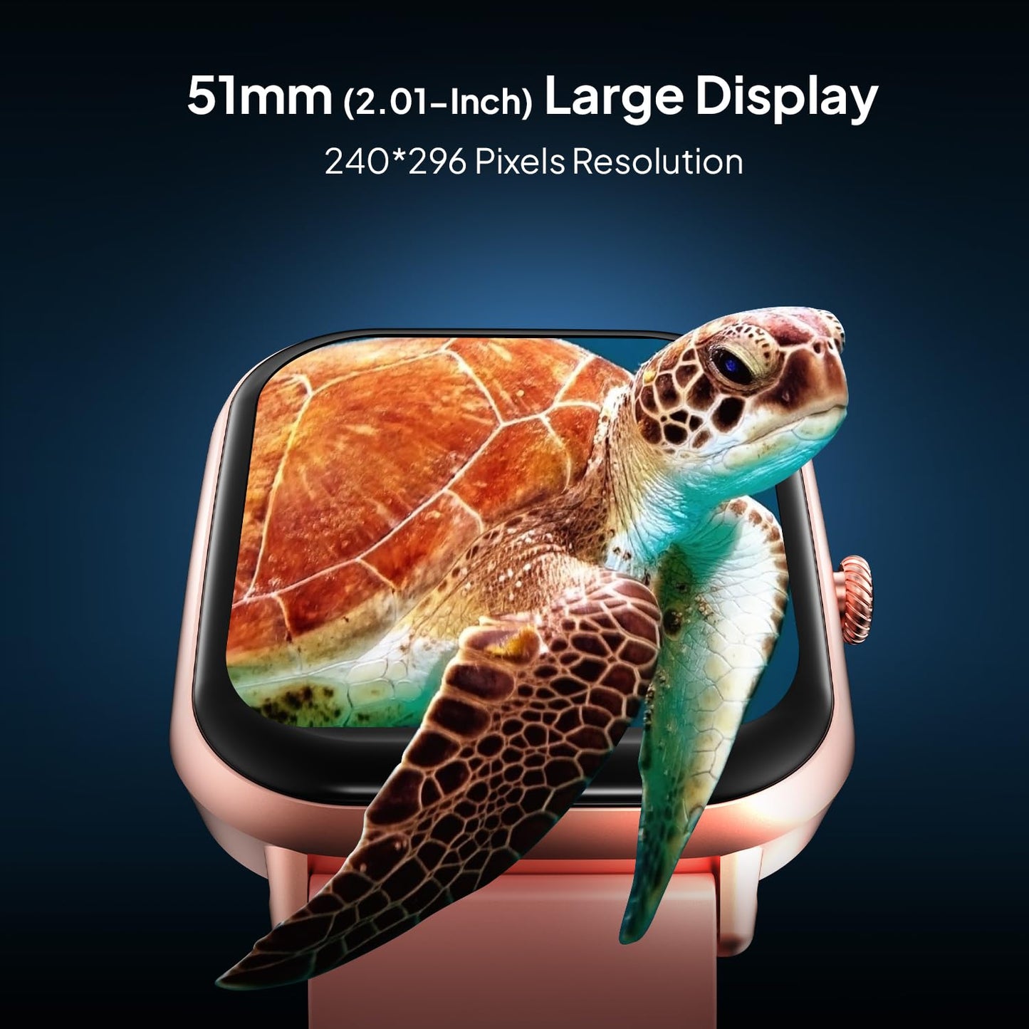 Fire-Boltt Ninja Call Pro Max Smart Watch 2.01” HD Display, Bluetooth Calling, AI Voice Assistant, 120 Sports Modes, IP67 Waterproof, SpO2 Monitor, Smart Watch for Man & Woman- Pink