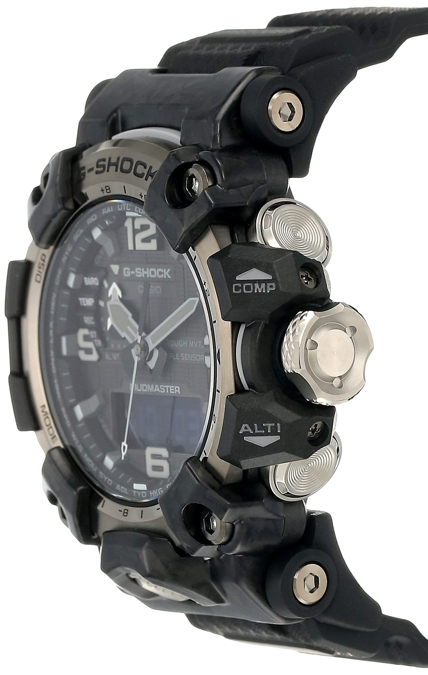 Casio G-Shock GWG-2000-1A1DR Gray IP Black Analog-Digital Dial Black Resin Strap Men's Watch Mud Resistant Barometer Altimeter G1175