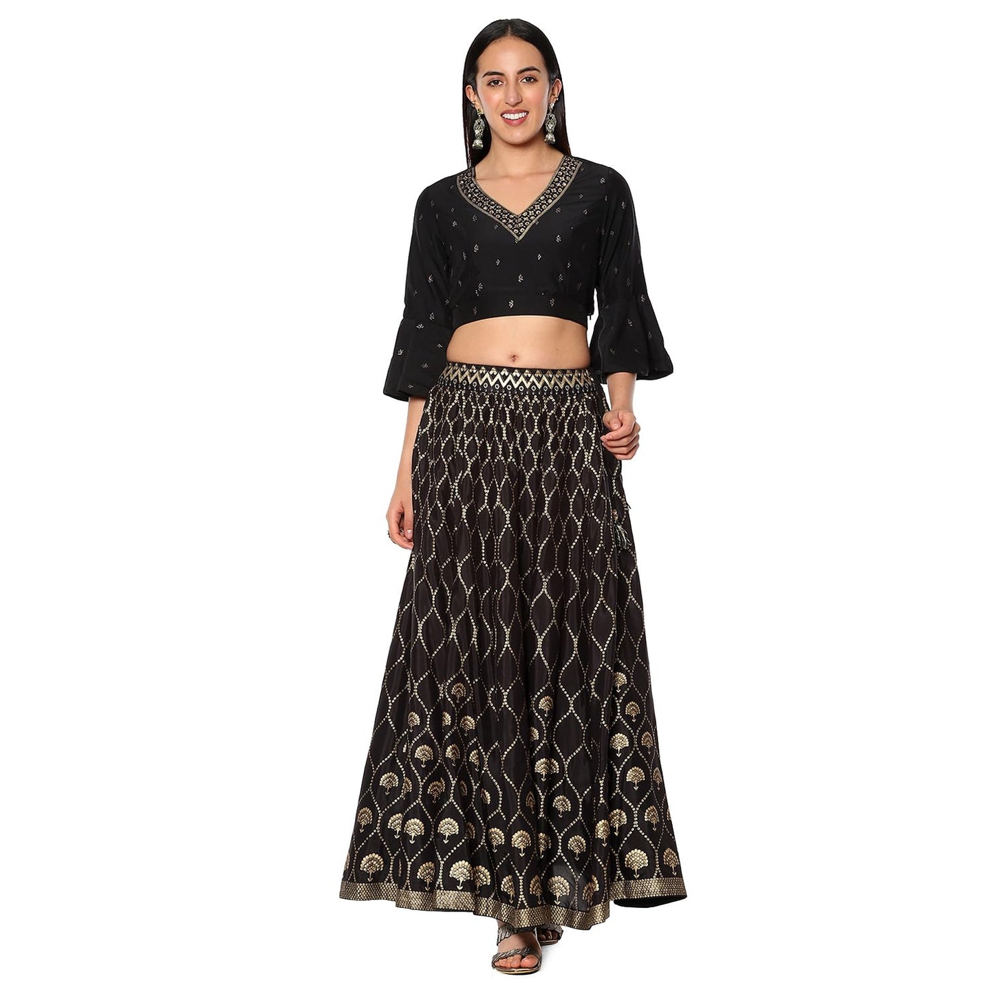 BIBA Shantoon Skirt Black
