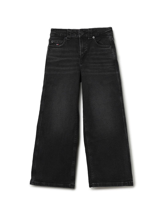 Tommy Hilfiger Girls Black Color Jeans 6