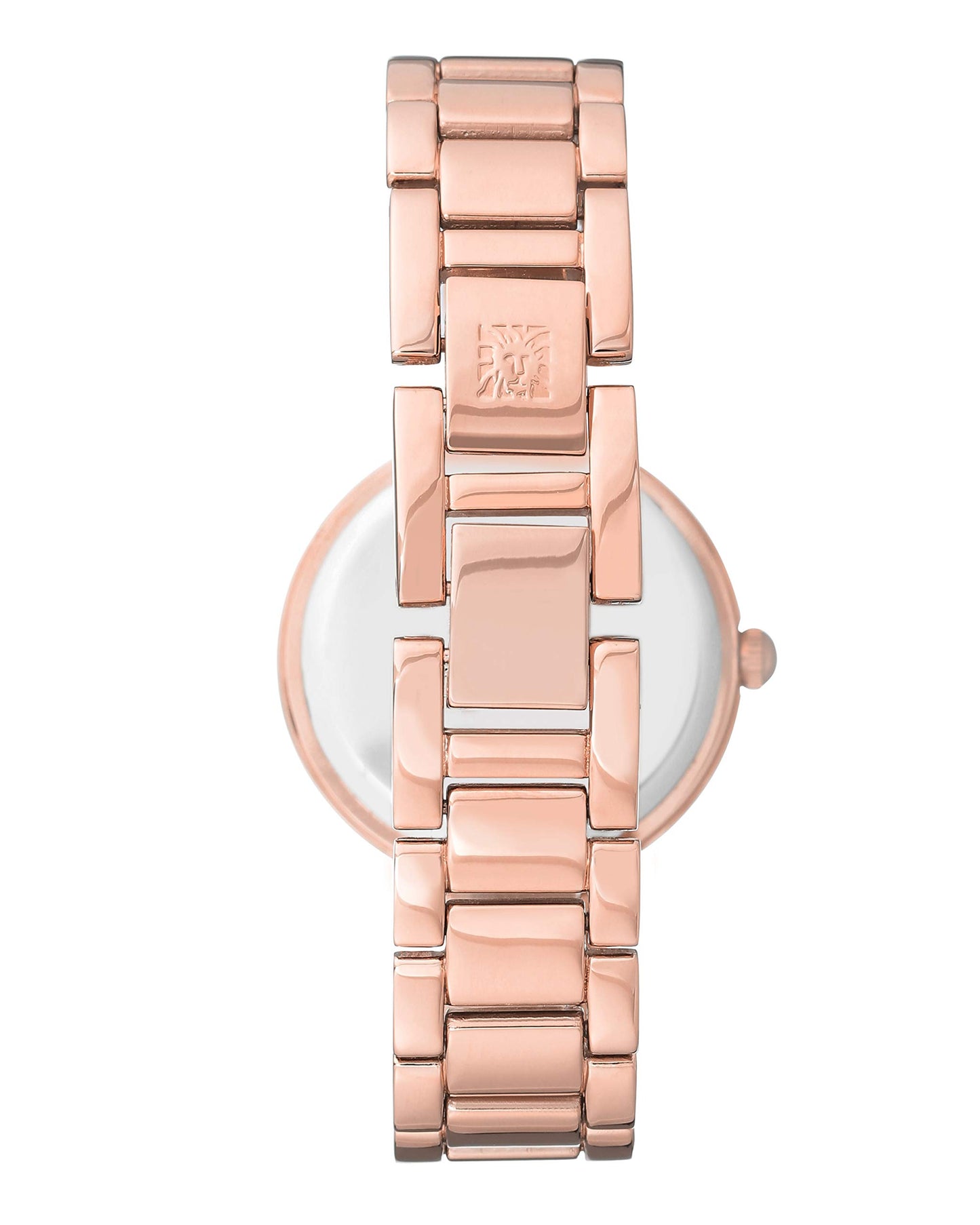 Anne Klein New York Analogue Women's Watch (Rose Gold Dial Rose Gold Colored Strap)
