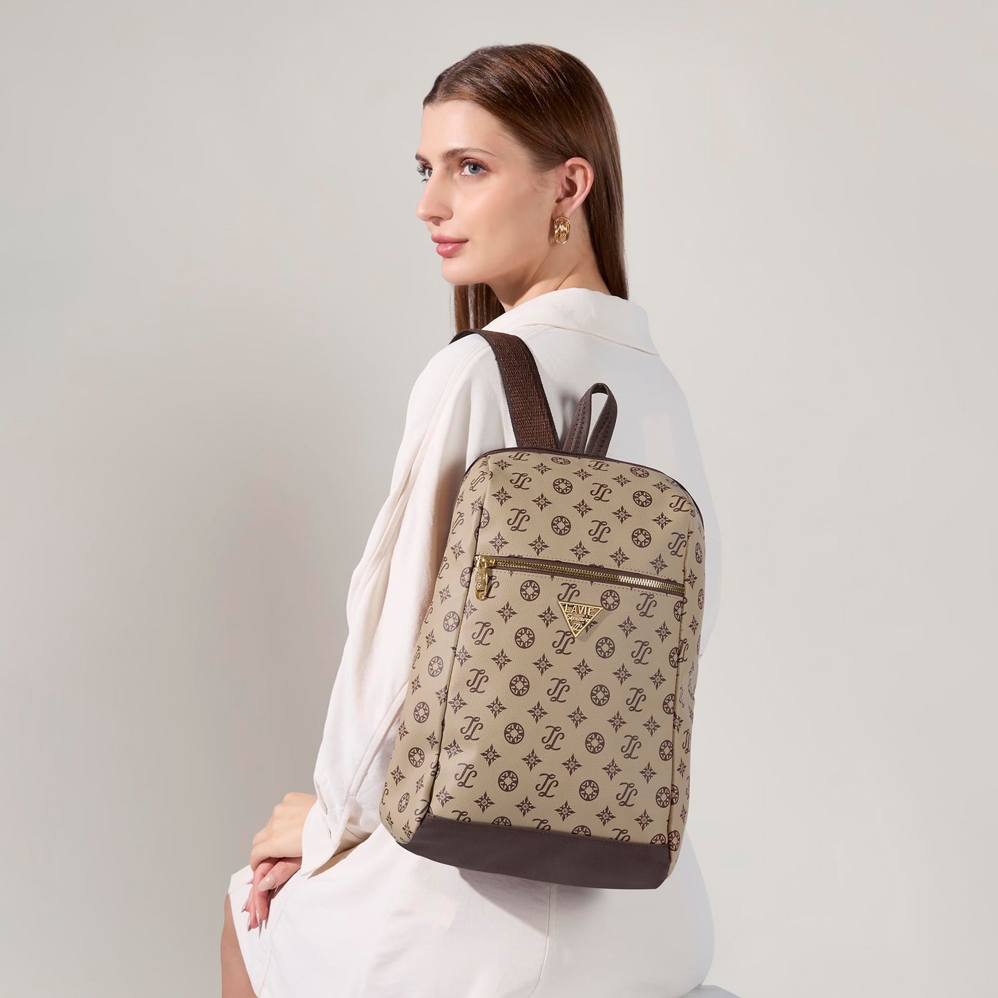 Lavie Signature Women's St.Louis 11L Fashion Backpack for Women | Compact Backpack | Ladies purse | Stylish Shoulder Bag | Gift for Women