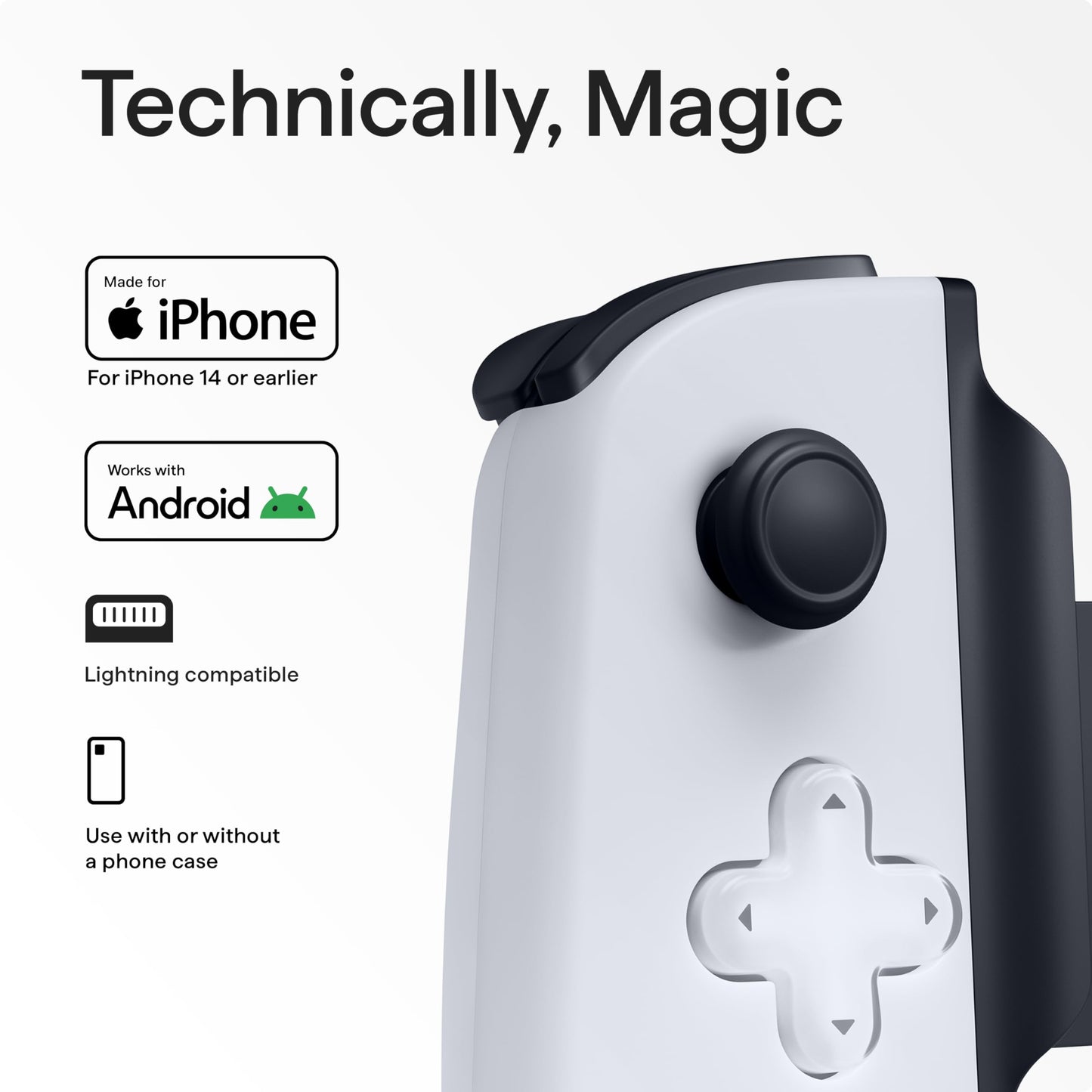 Backbone One Mobile Gaming Controller for iPhone (Lightning) - Playstation Edition - Turn Your iPhone into a Gaming Console - Play Xbox, Playstation, Call of Duty, Roblox, Genshin Impact & More [ios,nintendo_switch,playstation,xbox]