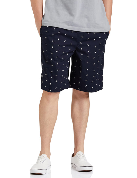 Van Heusen Athleisure Men's Cotton Lounge Shorts (8907670959145_50061_Small_Asp-02)