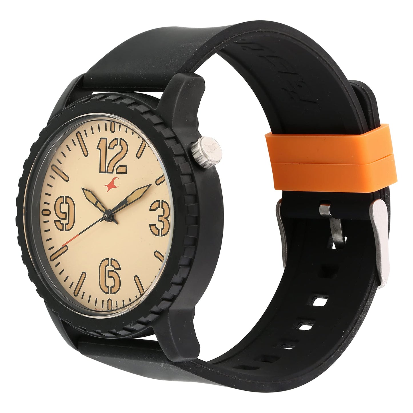 Fastrack Tees Analog Beige Dial Unisex Watch - 38039PP02 / 38039PP02
