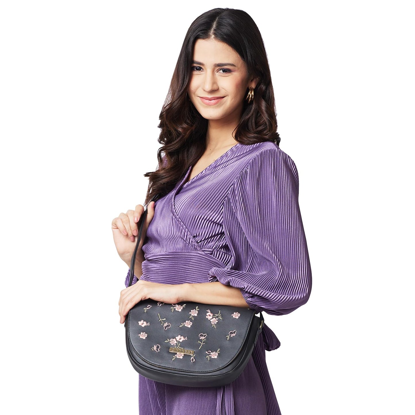 Caprese Bloomingdale Women's Crossbody Medium Black