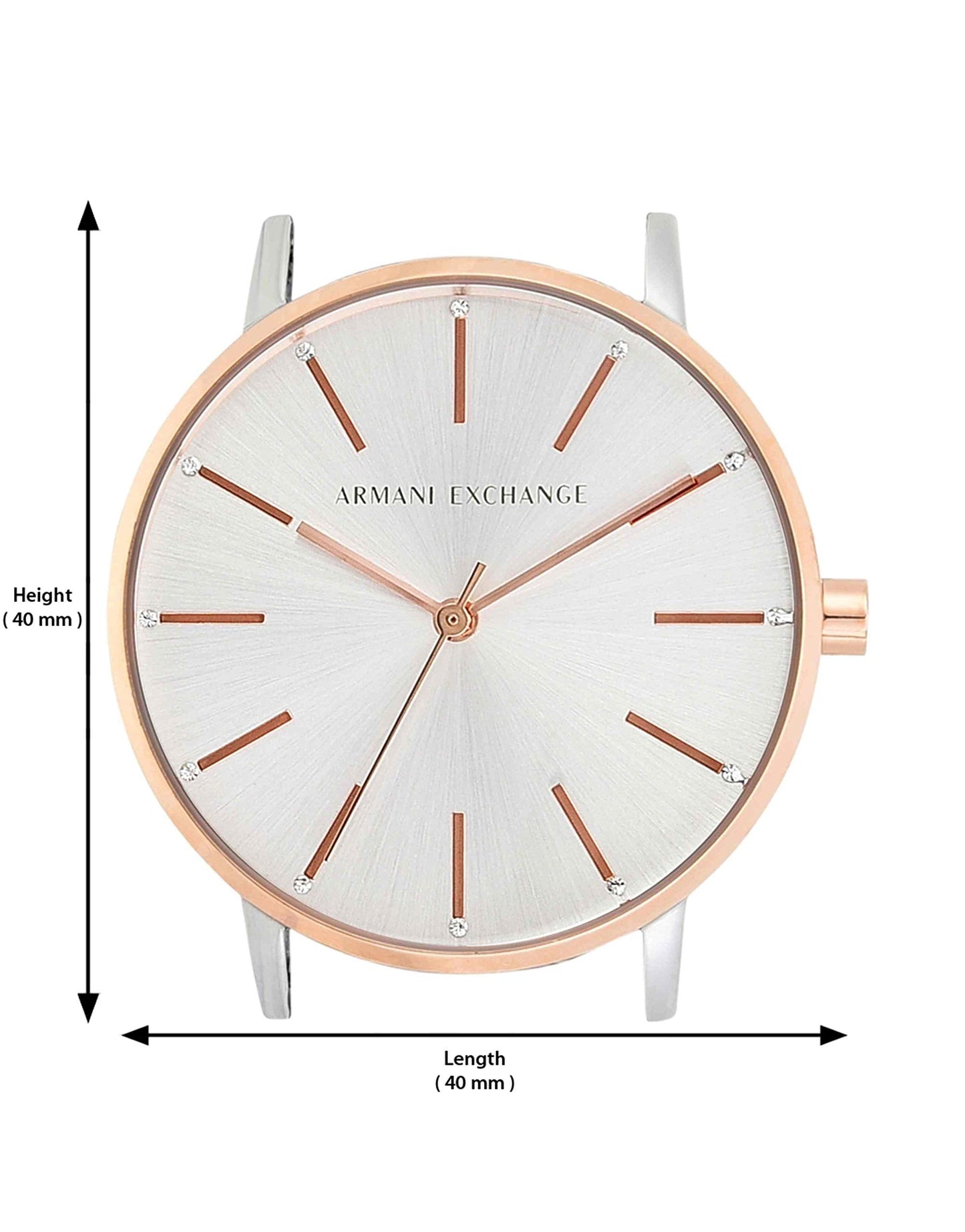 Armani Exchange Stainless Steel Lola Analog Silver Dial Women Watch-Ax5537, Silver Band