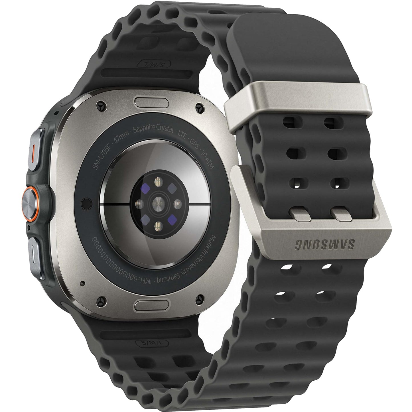 Samsung Galaxy Watch Ultra 47mm, LTE, with Upto 100h Battery | 3nm Processor | Dual GPS | Quick Button/Siren | Sapphire Glass & Titanium | 10ATM & IP68 | BP & ECG Monitor |Energy Score & Ages, Silver