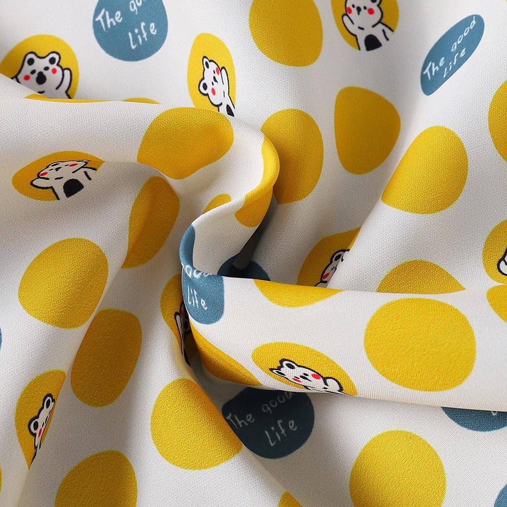 Hopscotch Girls Polyester Waist Length Jackets in Yellow Color For Ages (6-7 Years)