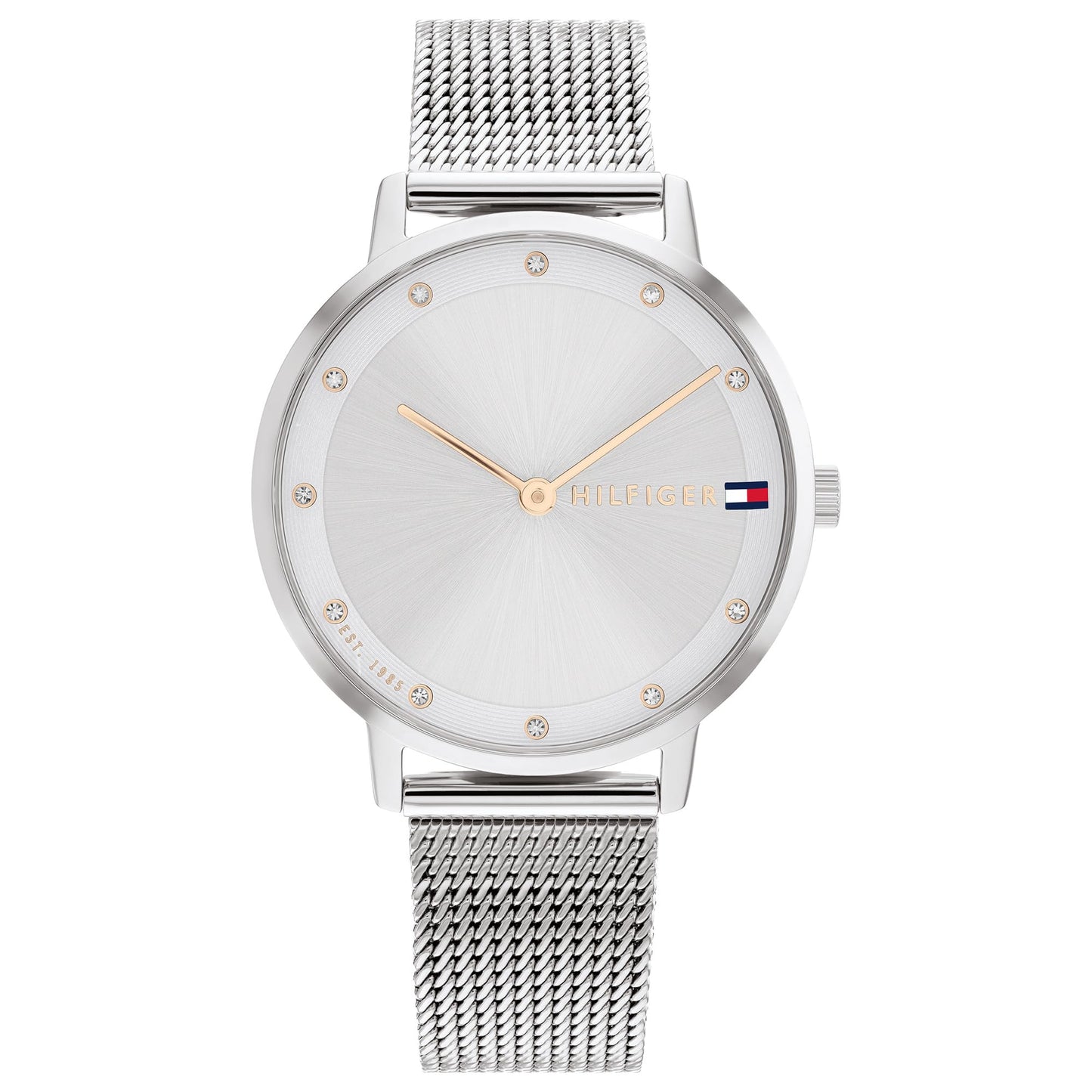 Tommy Hilfiger Analog Grey Dial Stainless Steel Strap Watch for Women