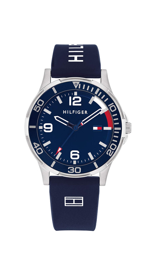Tommy Hilfiger Blue Dial Round Shaped Casual Women Analog Watch_TH1720016W