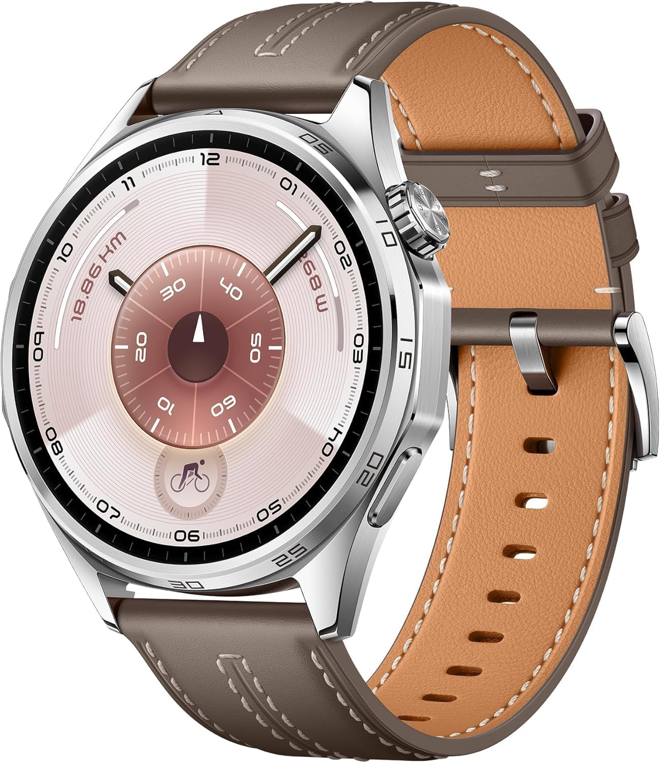 Huawei Watch GT 6 Smart Watch, 46mm, Upto 21 Days Battery Life, Smart Watches with 100+ Sports Mode, Cycling, iOS & Android Compatible, Emotional Wellbeing, Health Monitoring (Gray)