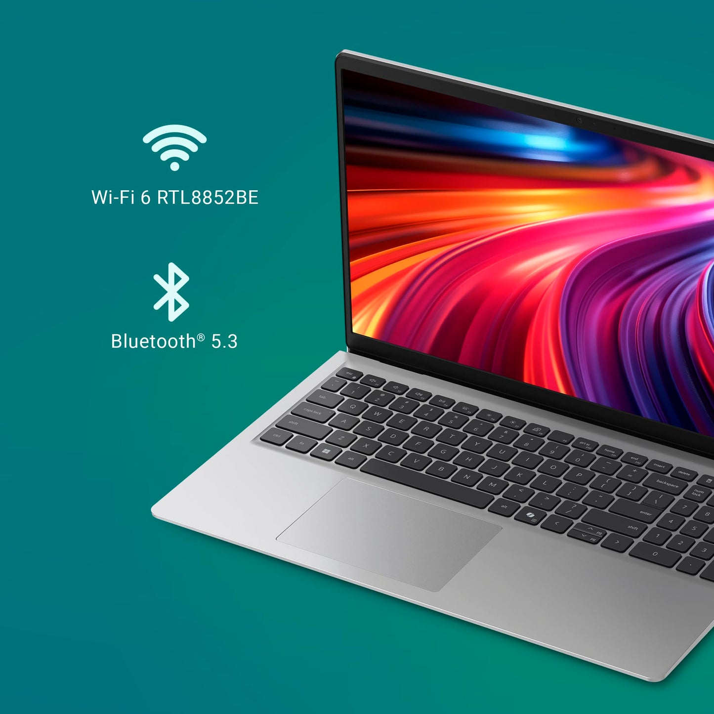 Dell 15 Ai Powered Laptop, Intel Core Ultra 7 255H, 16GB DDR5 RAM, 512GB SSD, 15.6" FHD Anti-Glare Display, Intel Arc Graphics, Backlit Keyboard, Dedicated Copilot Key, Silver, Win11 Home + MSO H&S'24