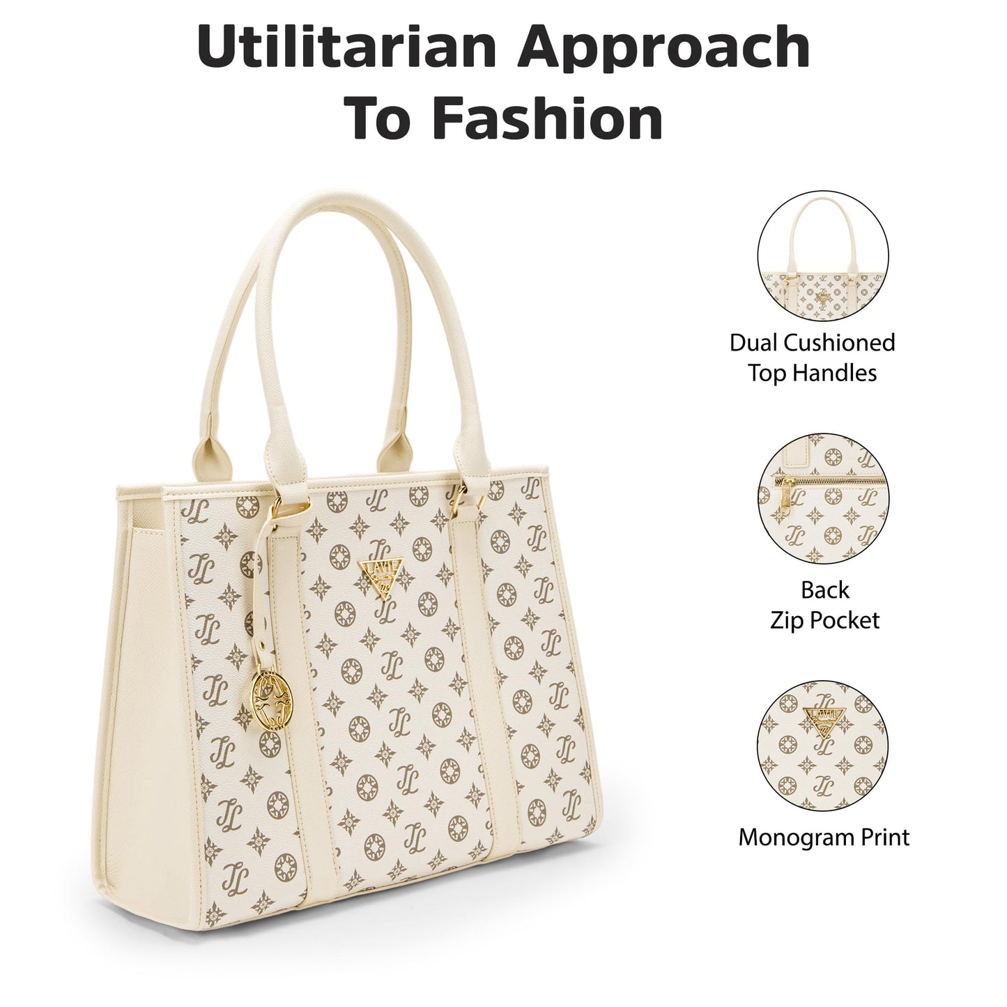 Lavie Signature Women's Chicago Satchel Handbag for Women | Satchel Bag for Work | Ladies purse | Stylish Shoulder Bag | Gift For Women