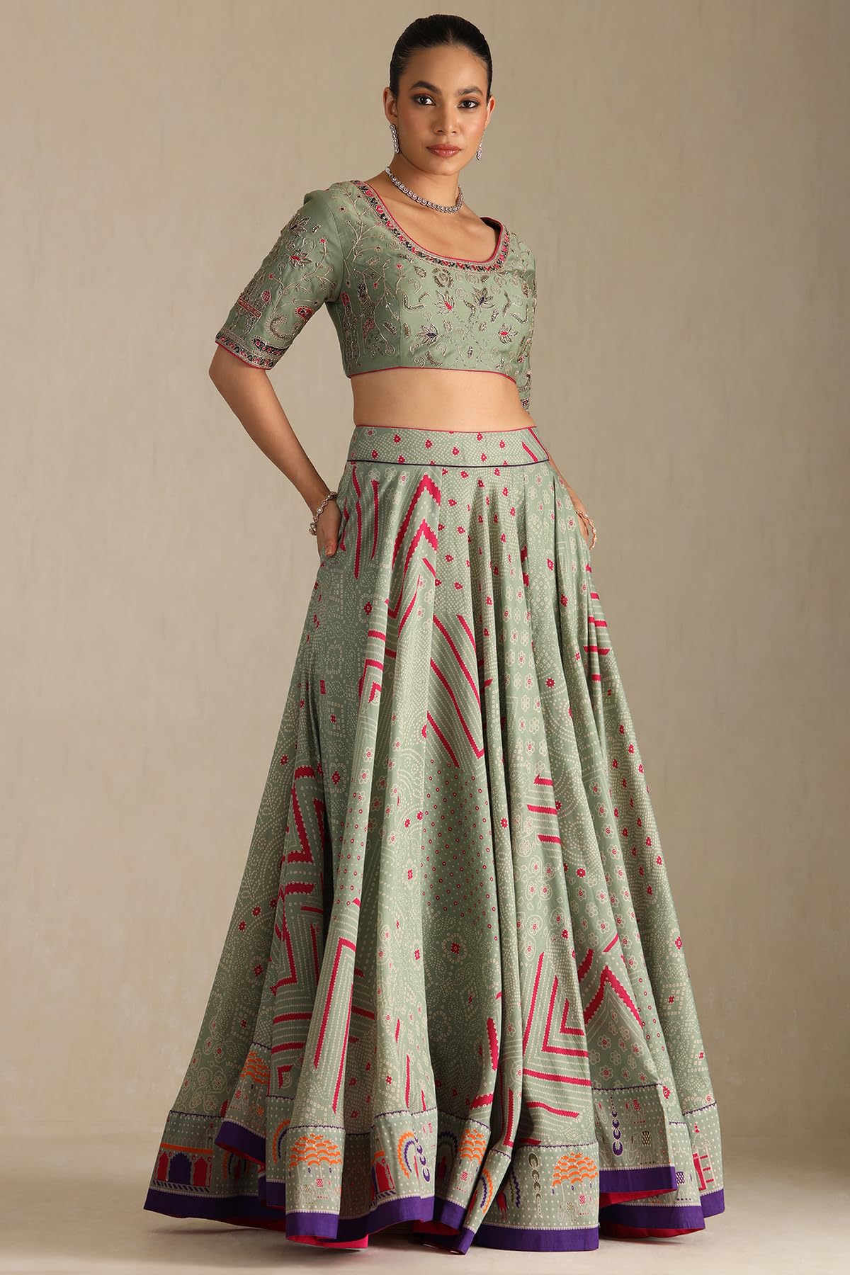 Soch Women's Viscose Lehenga Choli