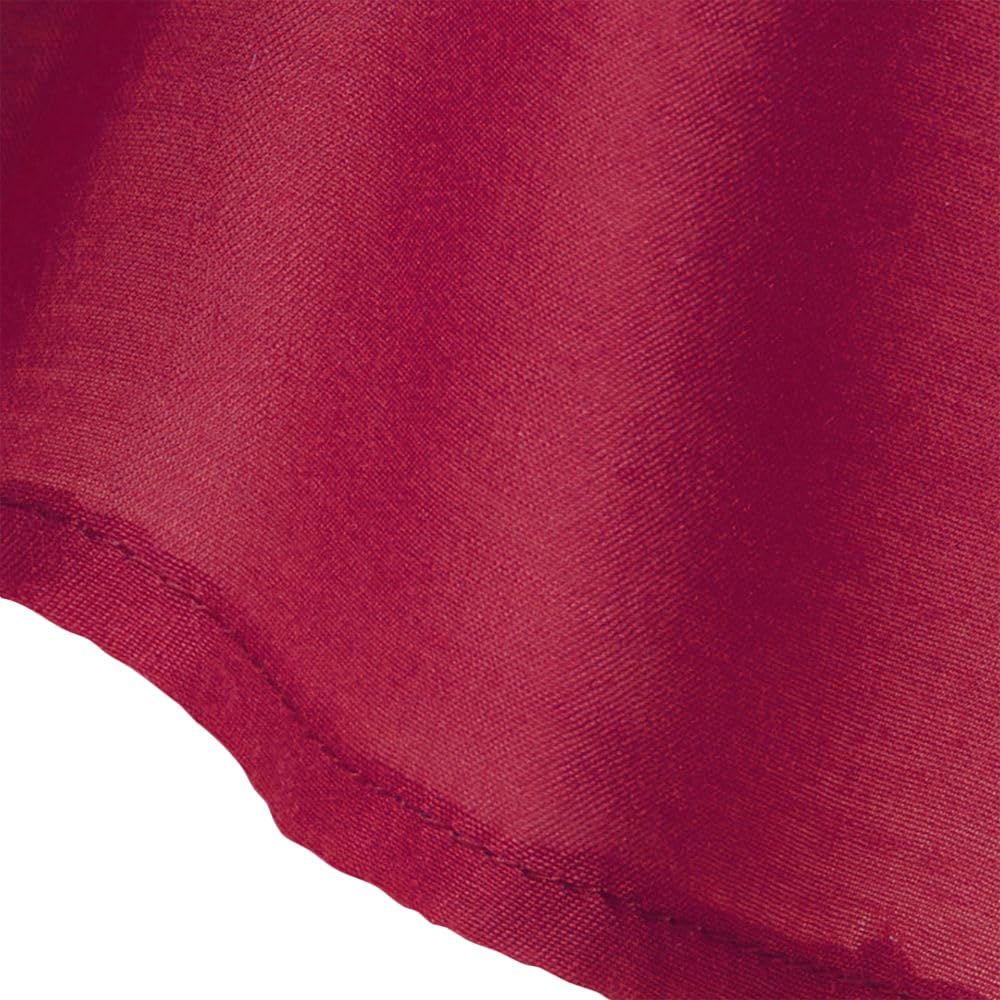 Hopscotch Girls Knee Length Party Fit And Flare Dresses in Burgundy Color for Ages (3-4 Years)