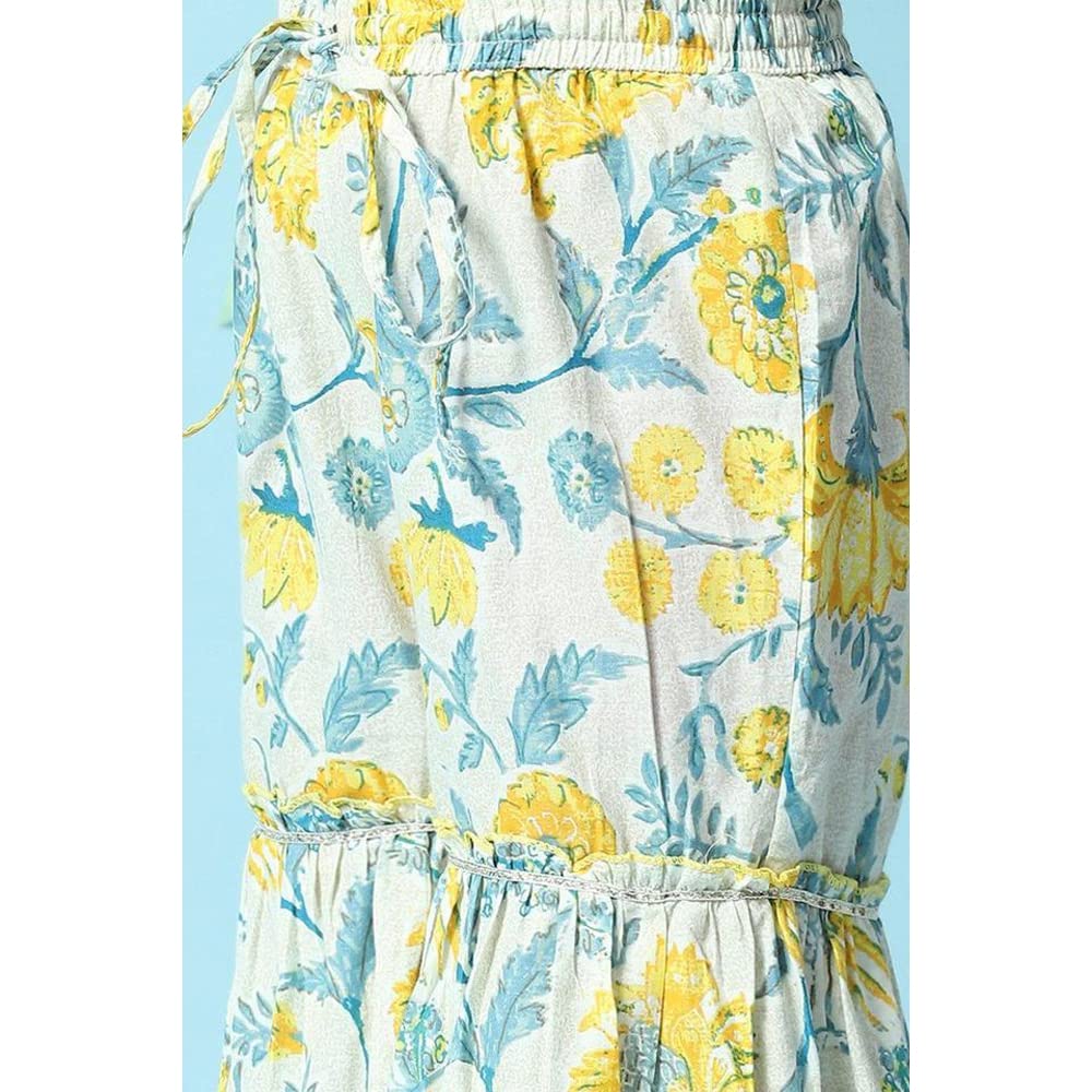 BIBA GIRL PRINTED RELAXED KID(KW5122_OFF WHITE/YELLOW_7)