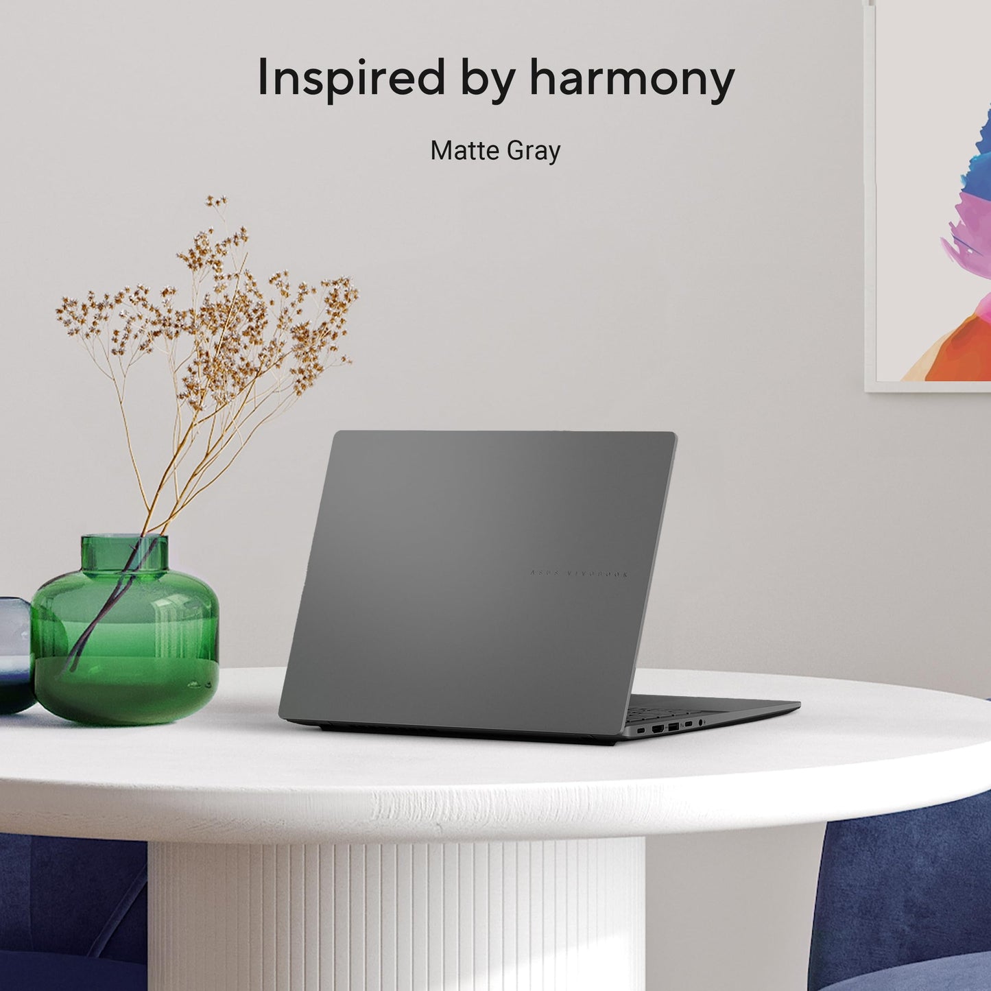 ASUS Vivobook S14, Intel Core Ultra 5 225H, Metallic Design Laptop (Intel iGPU/16GB RAM/512GB SSD/FHD+/14"/60Hz/Windows 11/M365 Basic (1Year)*/Office Home 2024/Matte Gray/1.4 Kg) S3407CA-LY057WS