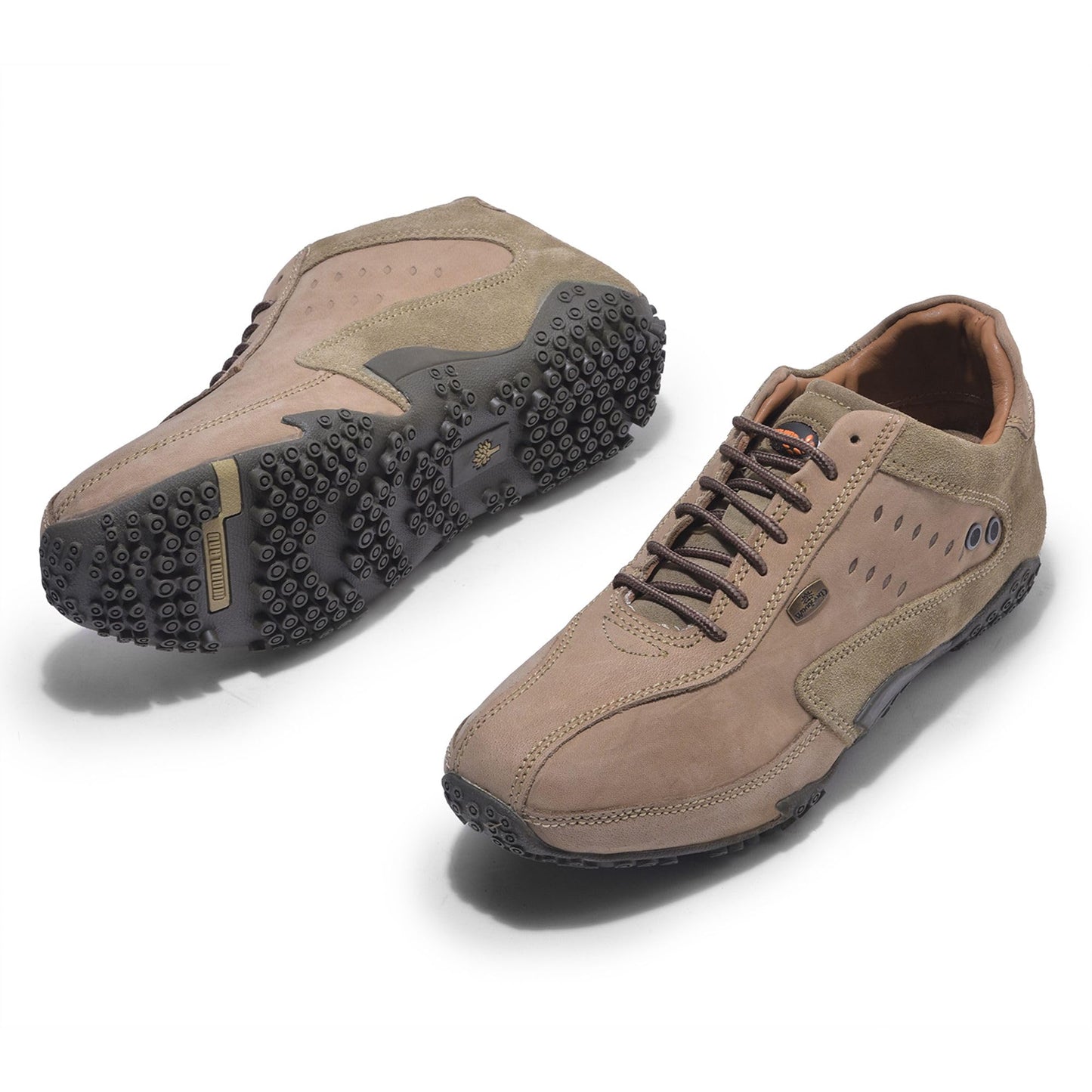 Woodland Mens GC 0572108NW Khaki Casual Shoe - 7 UK (41 EU)(GC 0572108NW)