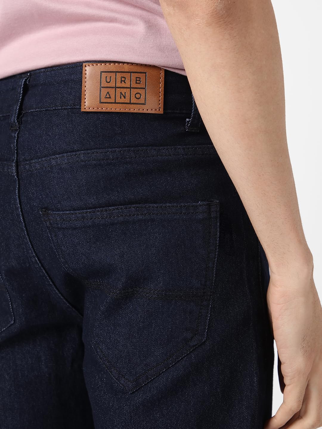 Urbano Fashion Men's Dark Blue Slim Fit Washed Jeans Stretchable (epsjean-dblu-32-02)