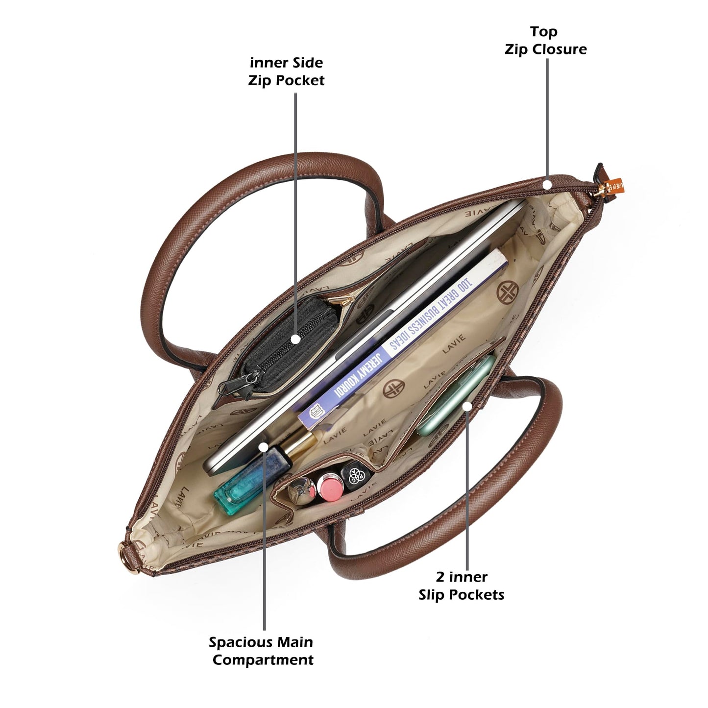 Lavie Luxe Women's Luxe Mono Raily (Choco)