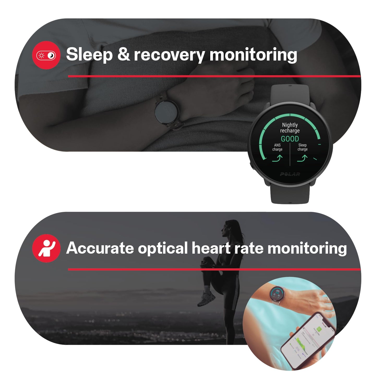 Polar Ignite 2 - Fitness Smartwatch with Integrated GPS - Wrist-Based Heart Monitor - Personalized Guidance for Workouts, Recovery and Sleep Tracking - Music Controls, Weather, Phone Notifications