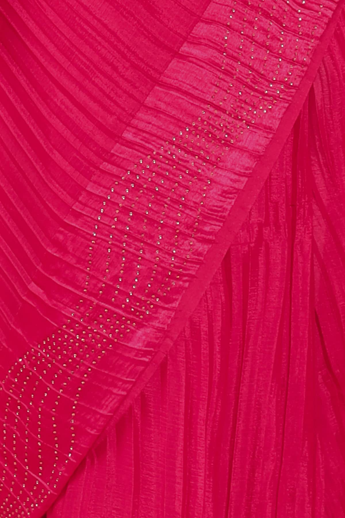 Soch Women Pink Solid Saree