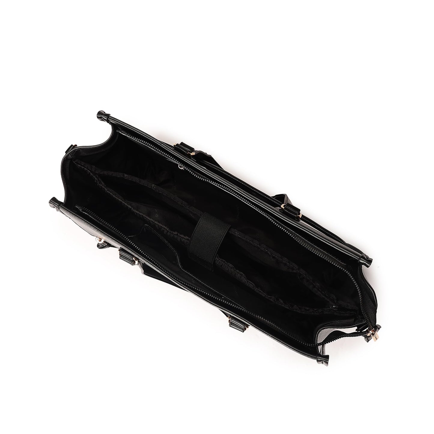 Fastrack WorkEase Structured Laptop Tote | 15" Laptop Compatibility | Made with Faux-Leather for Durability | Workwear Bags for Women | College Bags with Laptop