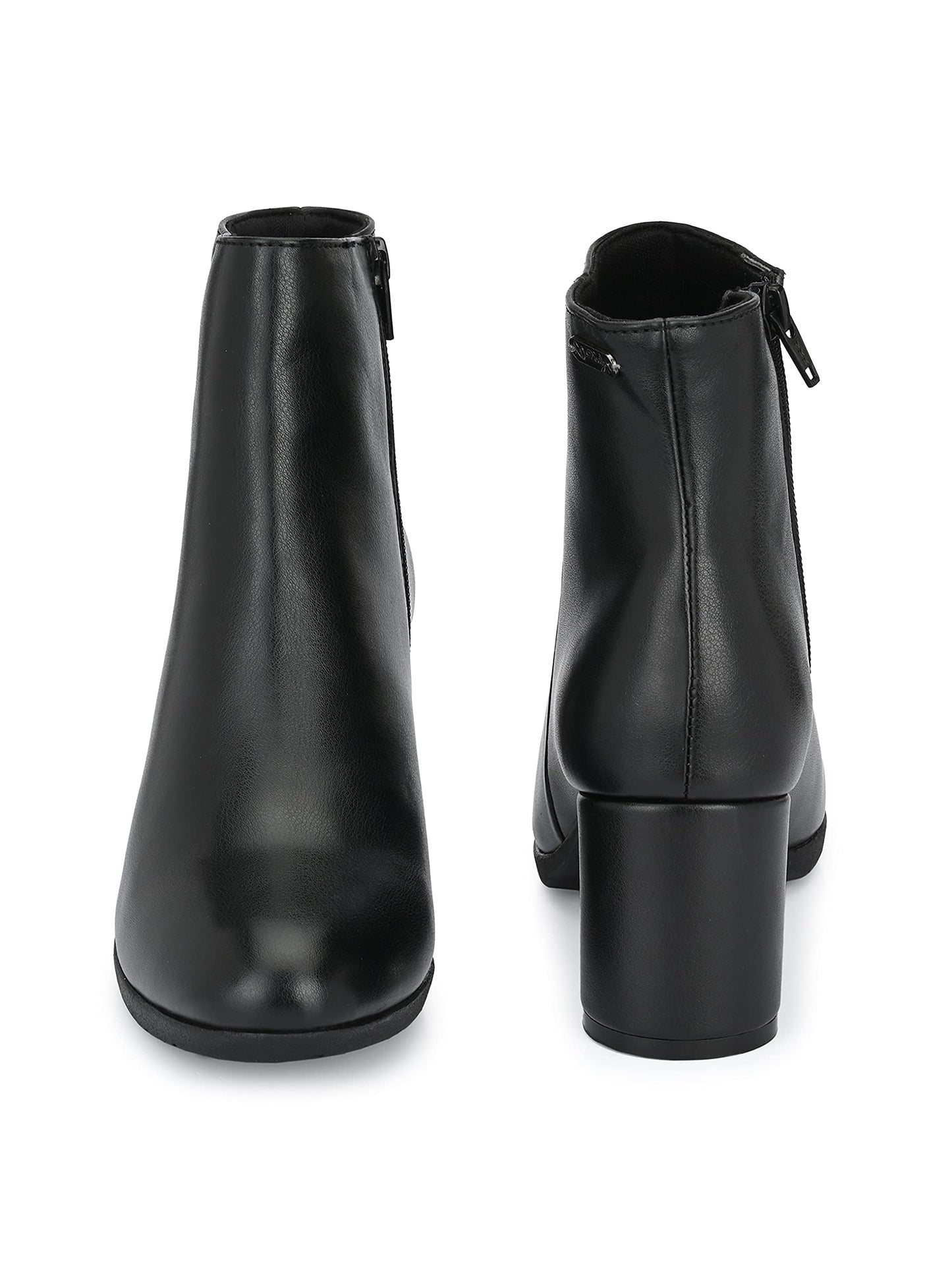 Delize Women's mid heel ankle length boots