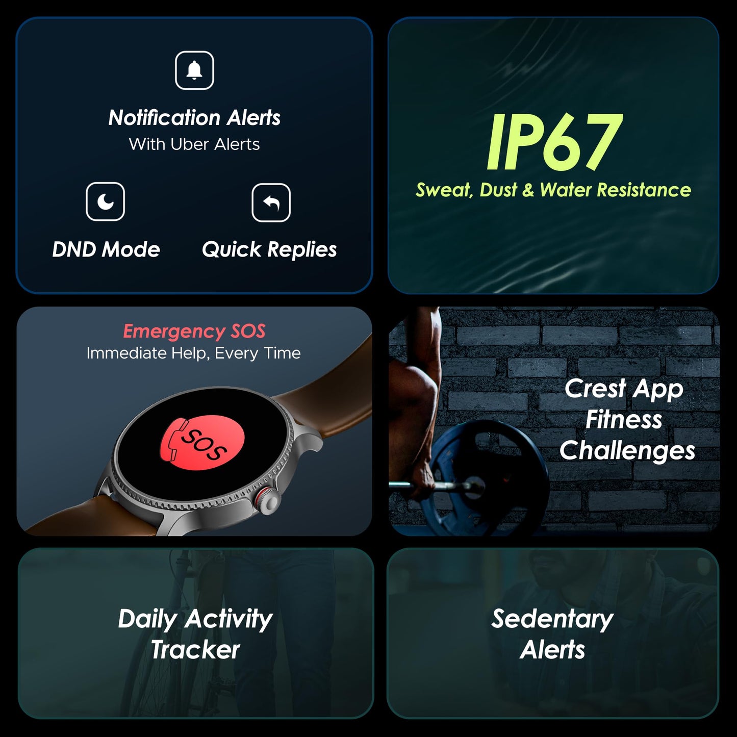 boAt Lunar Discovery w/ 1.39" (3.5 cm) HD Display, Turn-by-Turn Navigation, DIY Watch Face Studio, Bluetooth Calling, Emergency SOS, QR Tray, Smart Watch for Men & Women(Brown)