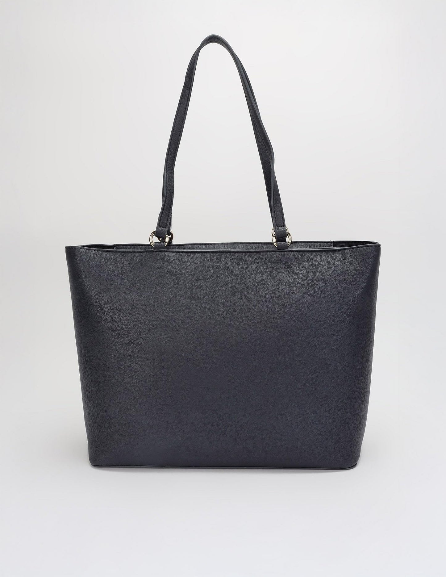 Tommy Hilfiger Striped Navy Pu Tote Bag