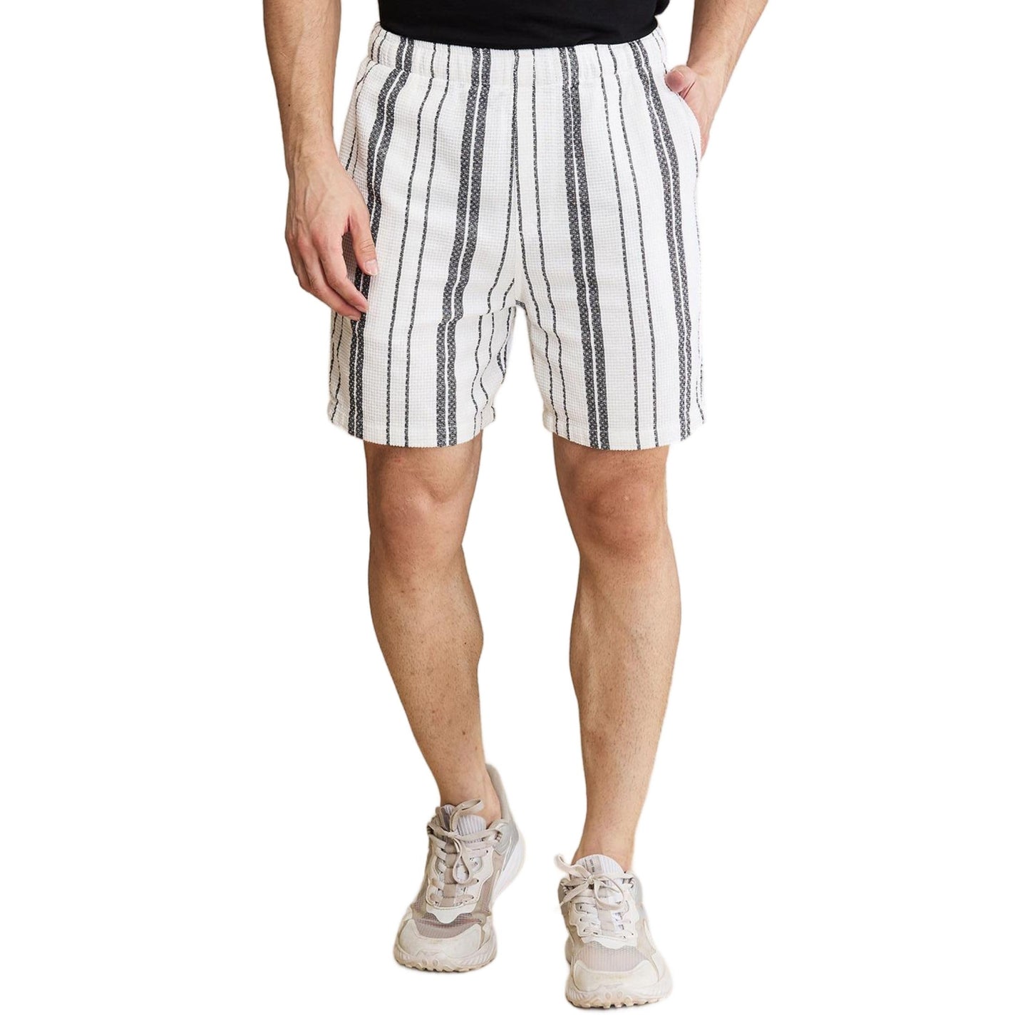 Being Human Dk.Grey Coloured Men Shorts (Size: 40)-BHKTS24550-DK.GREY