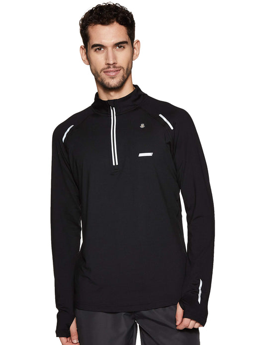 Van Heusen Performance Men Jacket - Polyester Spandex - Swift Dry, Odour Shield, Lightweight_81001_Black_XL