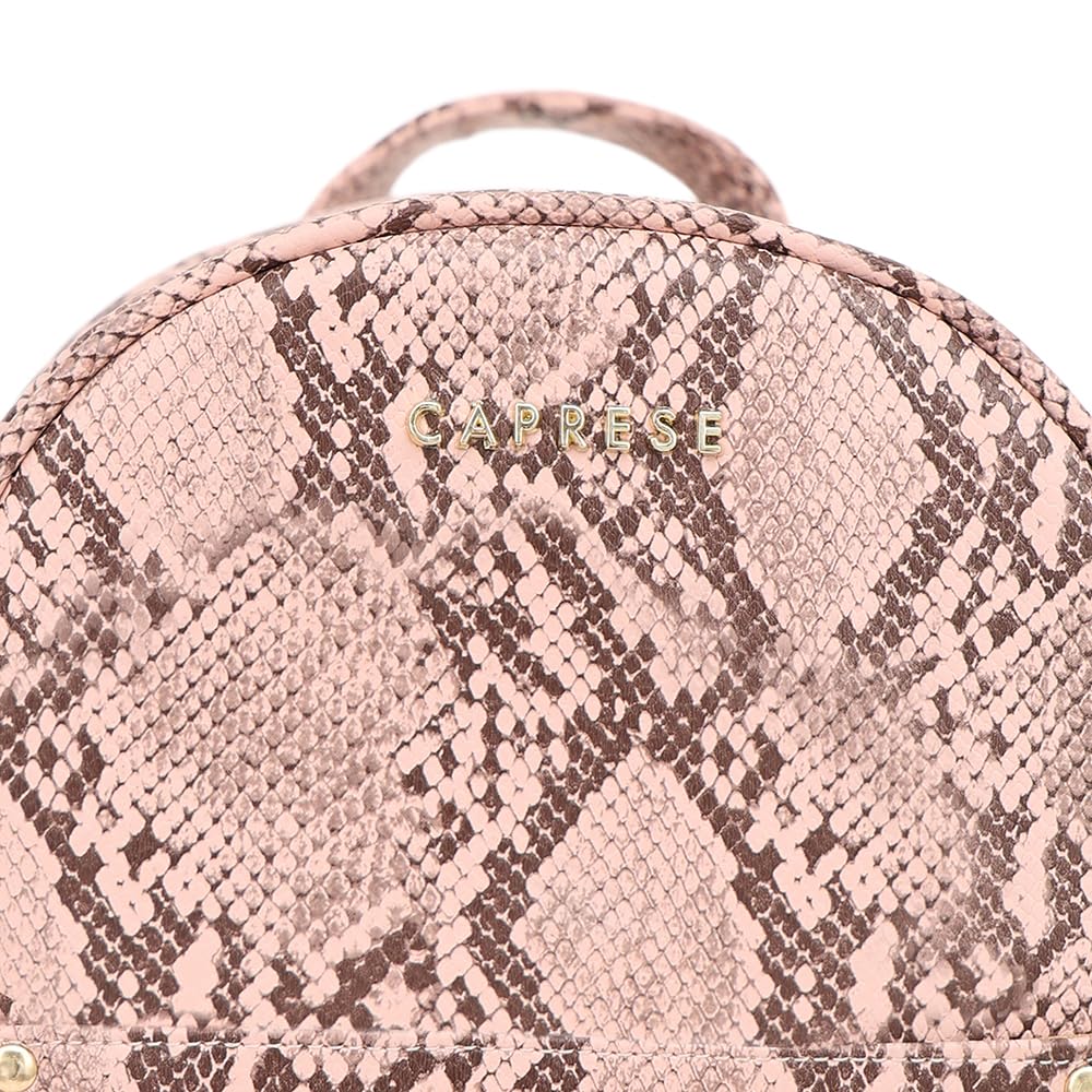 Caprese Canes Fashion Backpack for Women (Small, Blush)