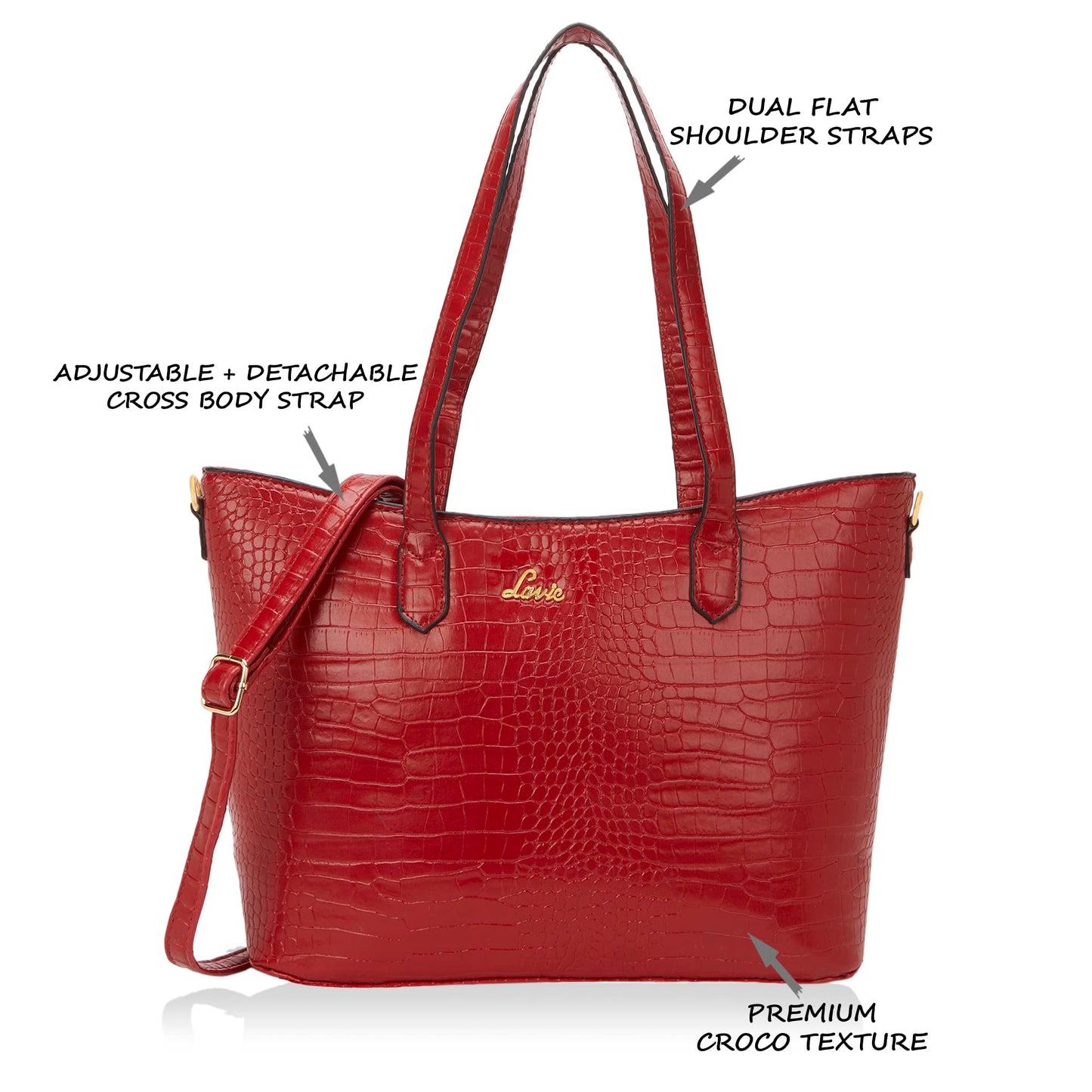 Lavie Hailon Large Tote (Red)