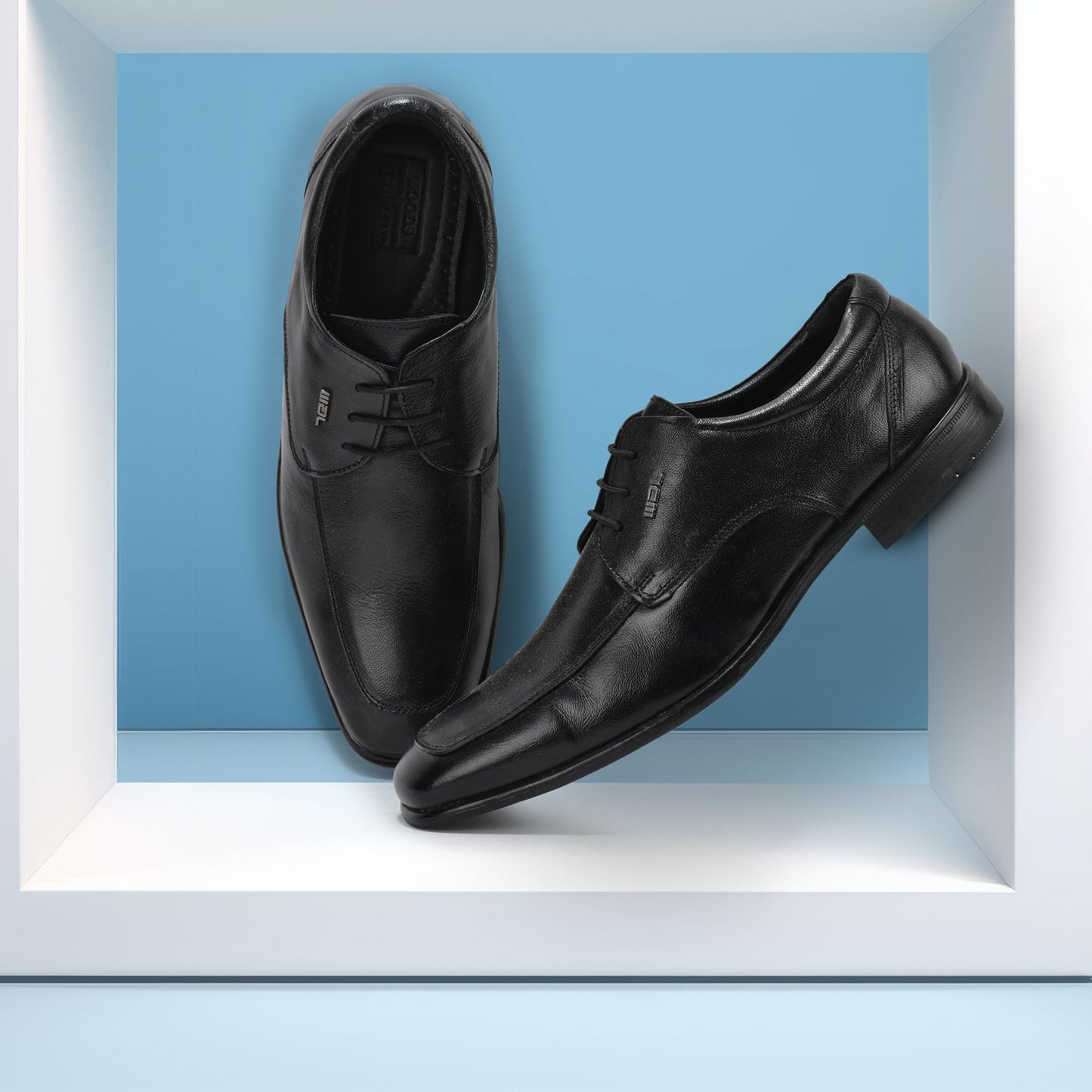 Woodland Men's Black Softy Formal Shoes-10 UK (44EURO) (GF 4733022)