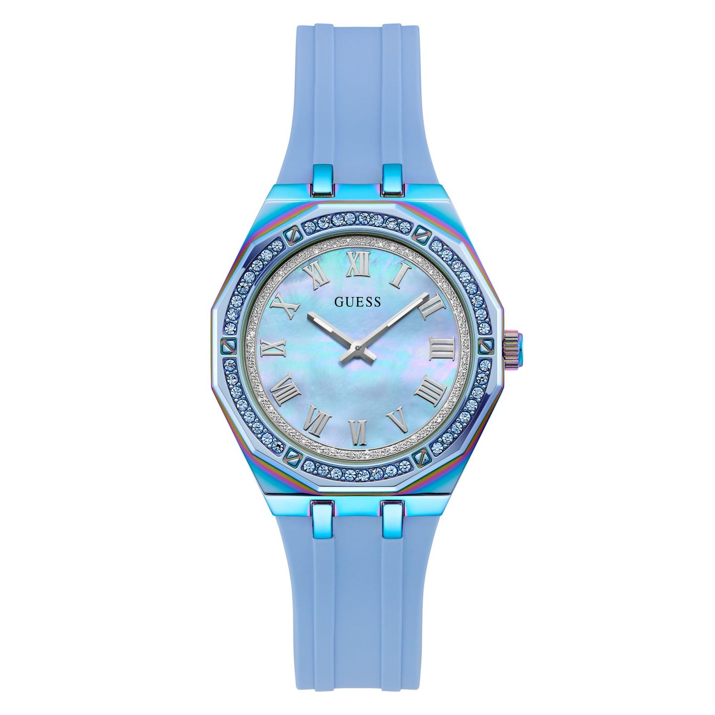 Guess Desire 36 mm Ice Blue Dial Analog Women Watch- GW0872L2