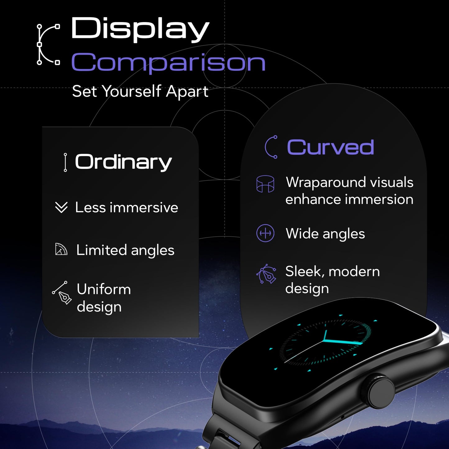 Boult Newly Launched Trail Pro Smartwatch 2.01'' 3D Curved Screen+AMOLED, BT Calling 5.3, 600 Nits Brightness, IP68, 250+ Watchfaces, 120+ Sports Modes, AI Voice Assistant, SpO2 Tracking (Metal Black)