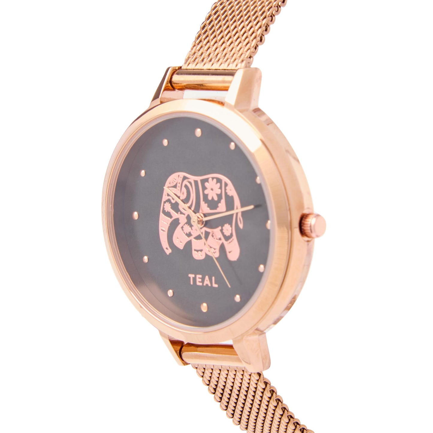 TEAL BY CHUMBAK Round Dial Analog Hand Watch for Women, Gifts for Women/Girls/Ladies, Stylish Fashion Watch for Casual/Work