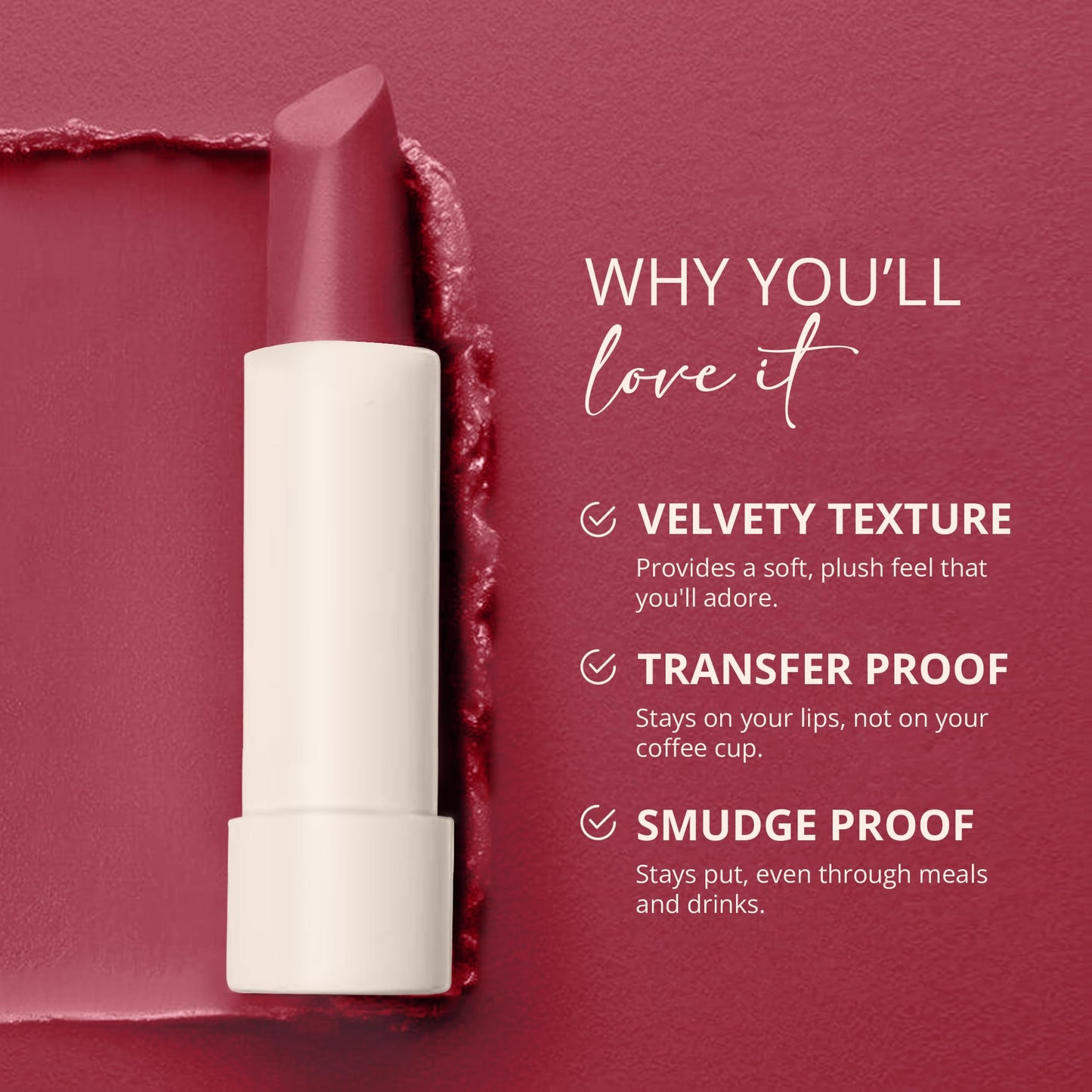 Carlton London Velvet Satin Glitterati Bullet Long Stay Lipstick |Enriched with Vitamin E, Castor oil | Intense Colour, Moisturised Lips, Smooth & Light |Upto 8 hrs - 4Gm. (Dirty Peach)