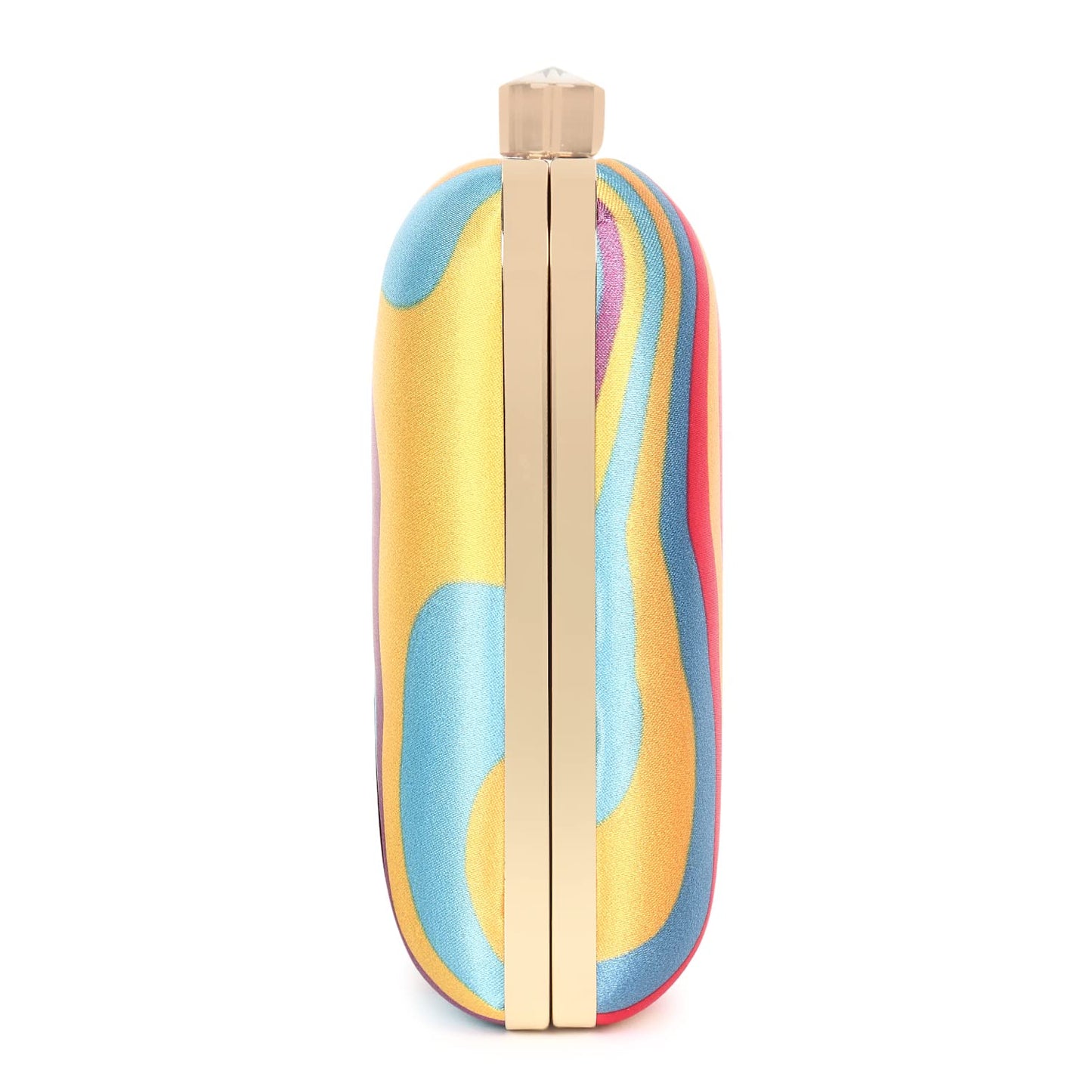 SWISNI Casual Printed Box Clutch II Women's Traditional Designer Clutch For Women & Girls II PRINTED CLUTCHES (Multi3)