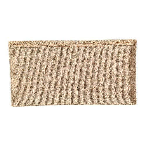 Metro Women Gold embroidered Fancy Flap Over Sling Bag (38-7795)