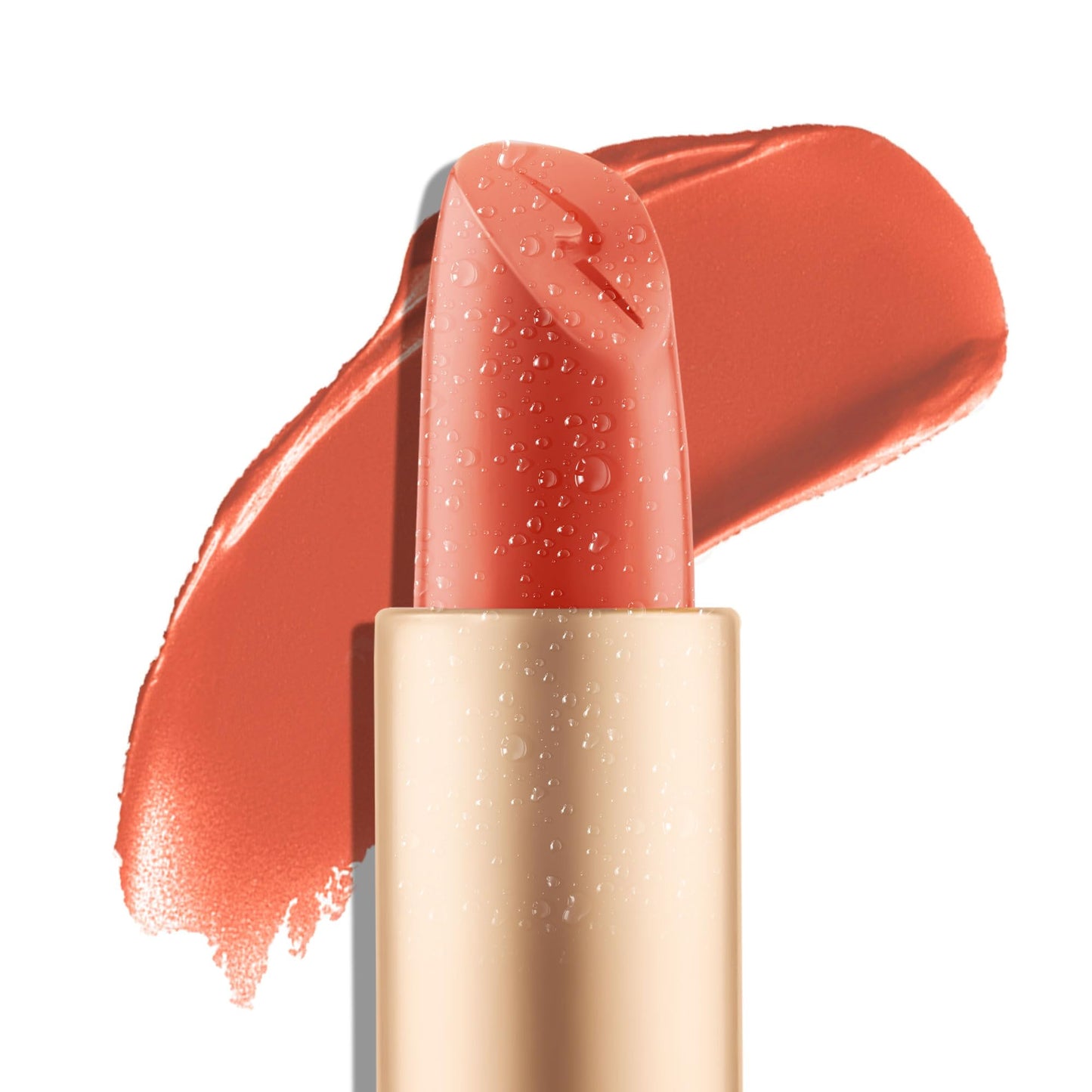 RENEE H2O Hydrating Creme Lipstick - Coral Stream, Super Glossy, Lightweight, Non-drying & Hydrating, Easy Glides Formula with Intense Pigment, Shea Butter, Hyaluronic Acid, Jojoba Oil Infused