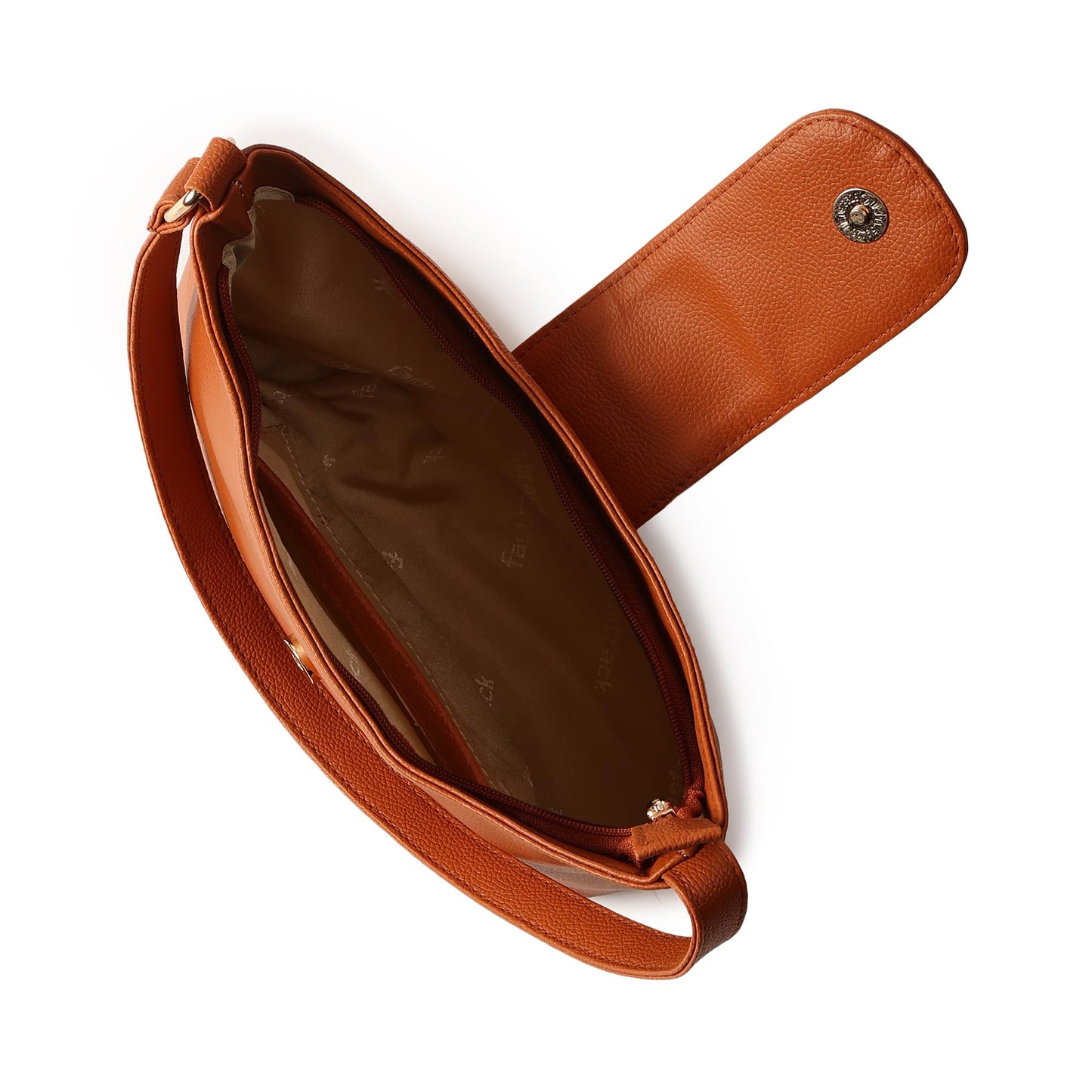 Fastrack Trendy Shoulder Bag | Faux-Leather Women's Handbags | Shoulder For Casual Carry, Brown