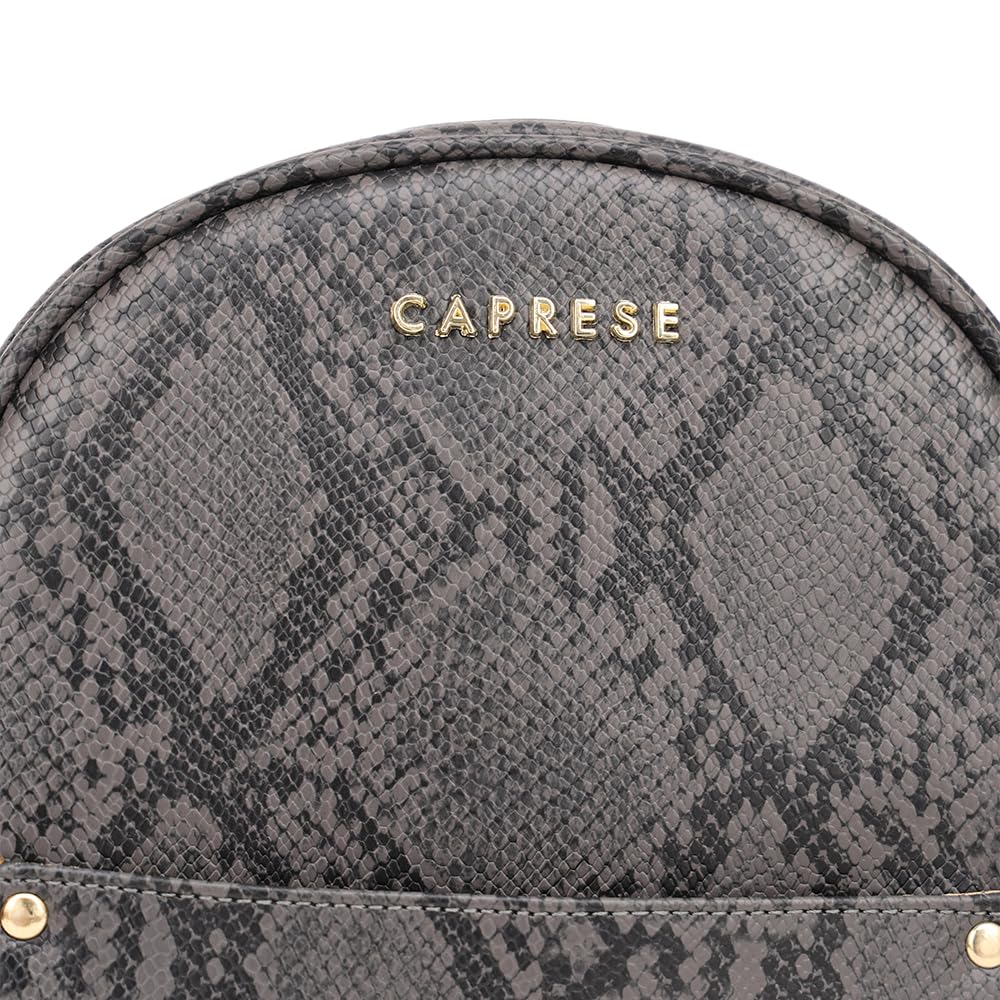 Caprese Canes Fashion Backpack for Women (Small, Grey)