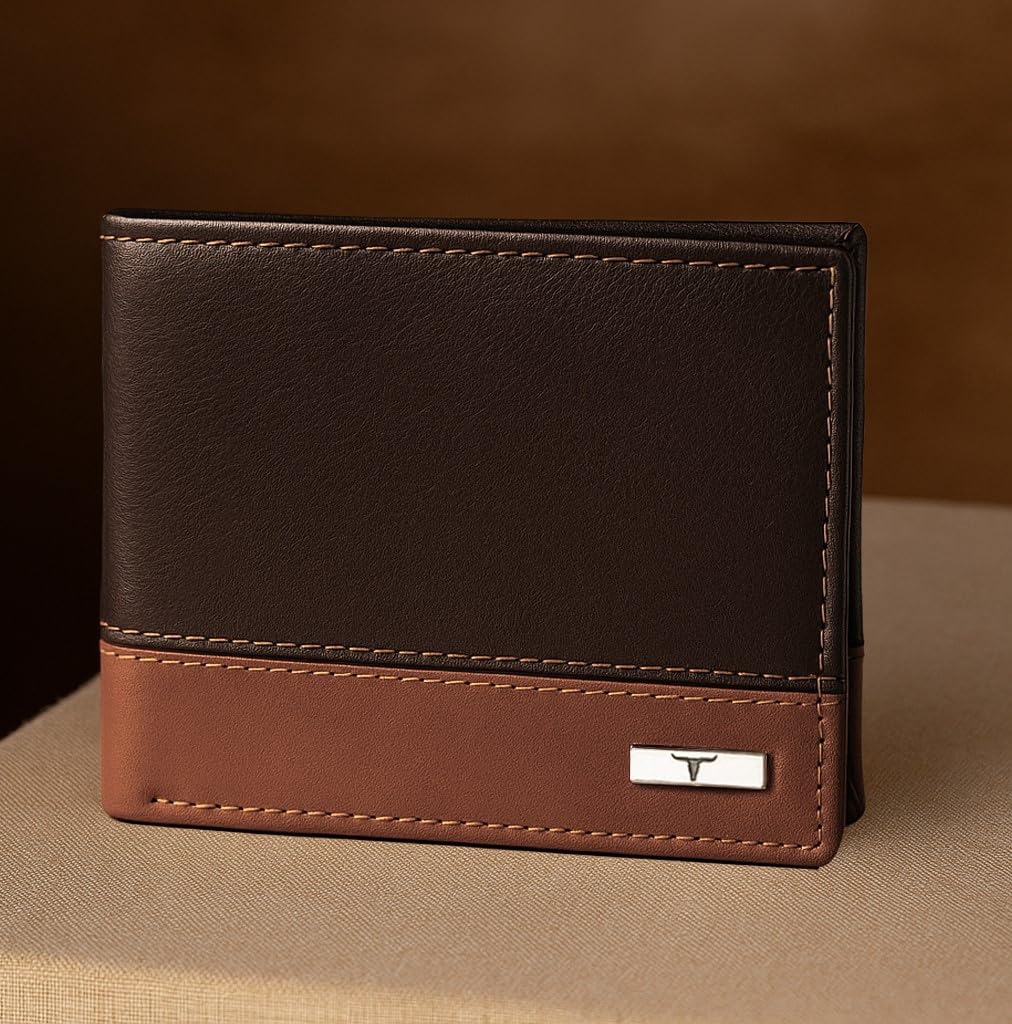 URBAN FOREST Seattle Brown/Cognac Leather Wallet for Men